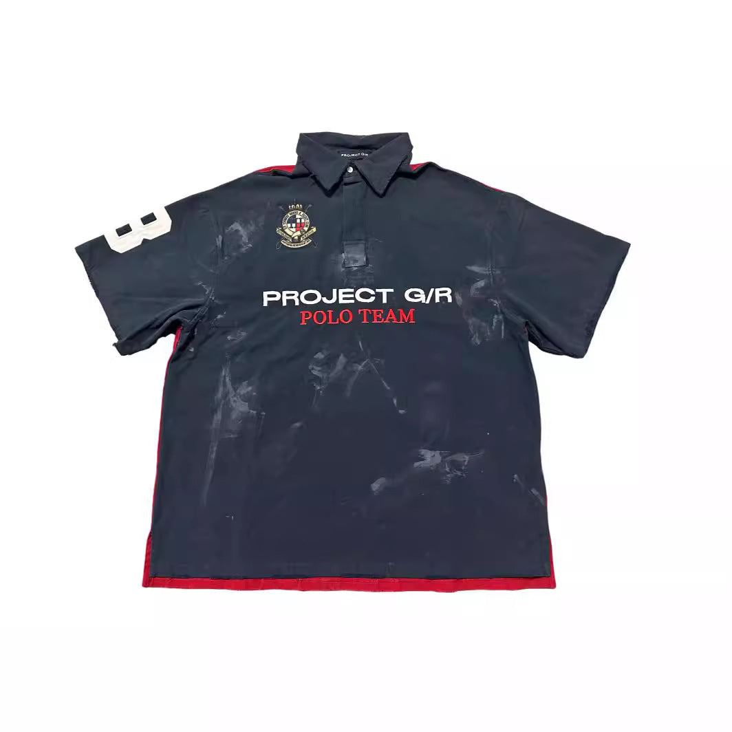 Project G/r Polo Team Distressed t shirt