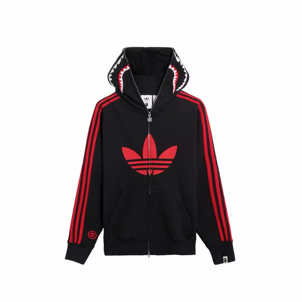 BAPE x adidas Shark Fleece Full Zip Hoodie