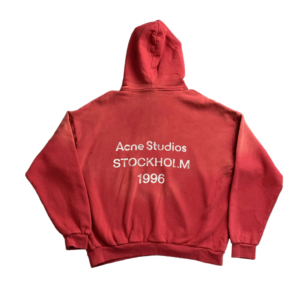 Acne Studios Stockholm 1996 Hoodie Red