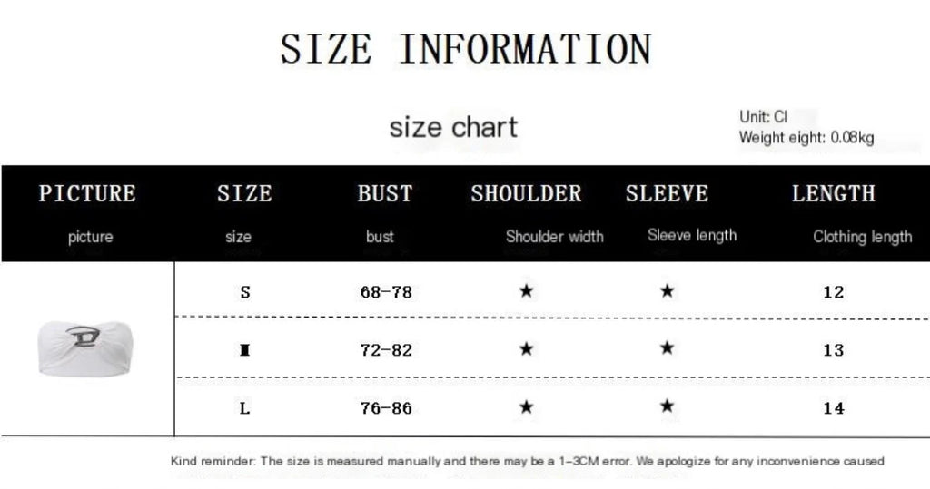 Diesel Strapless Logo Top