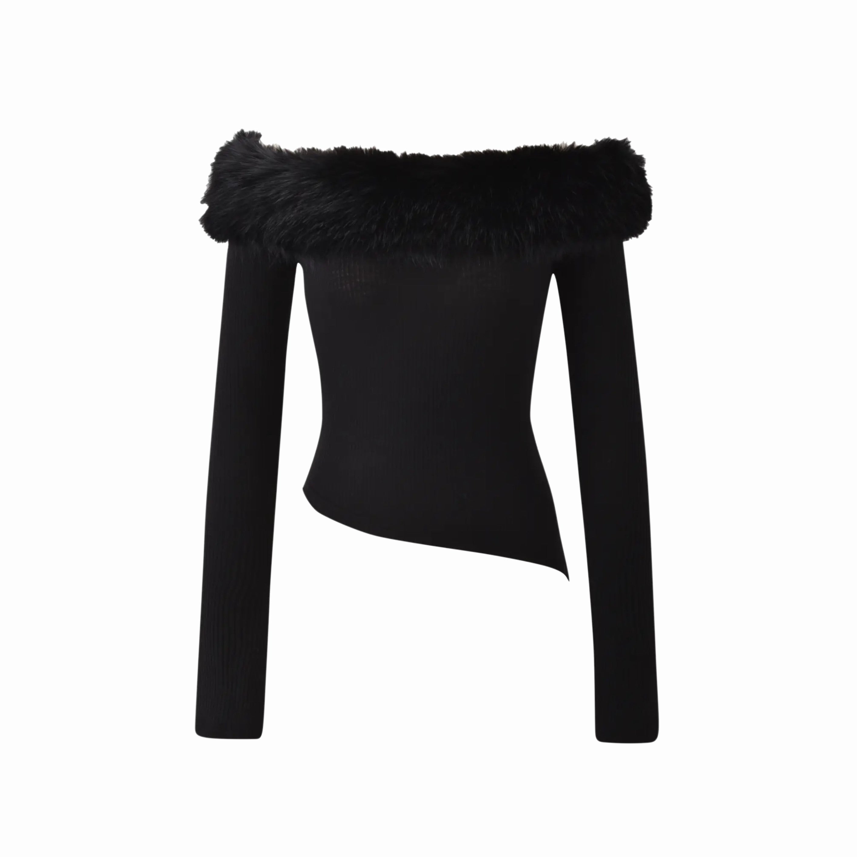 I AM GIA CECILY DETACHABLE FUR TOP