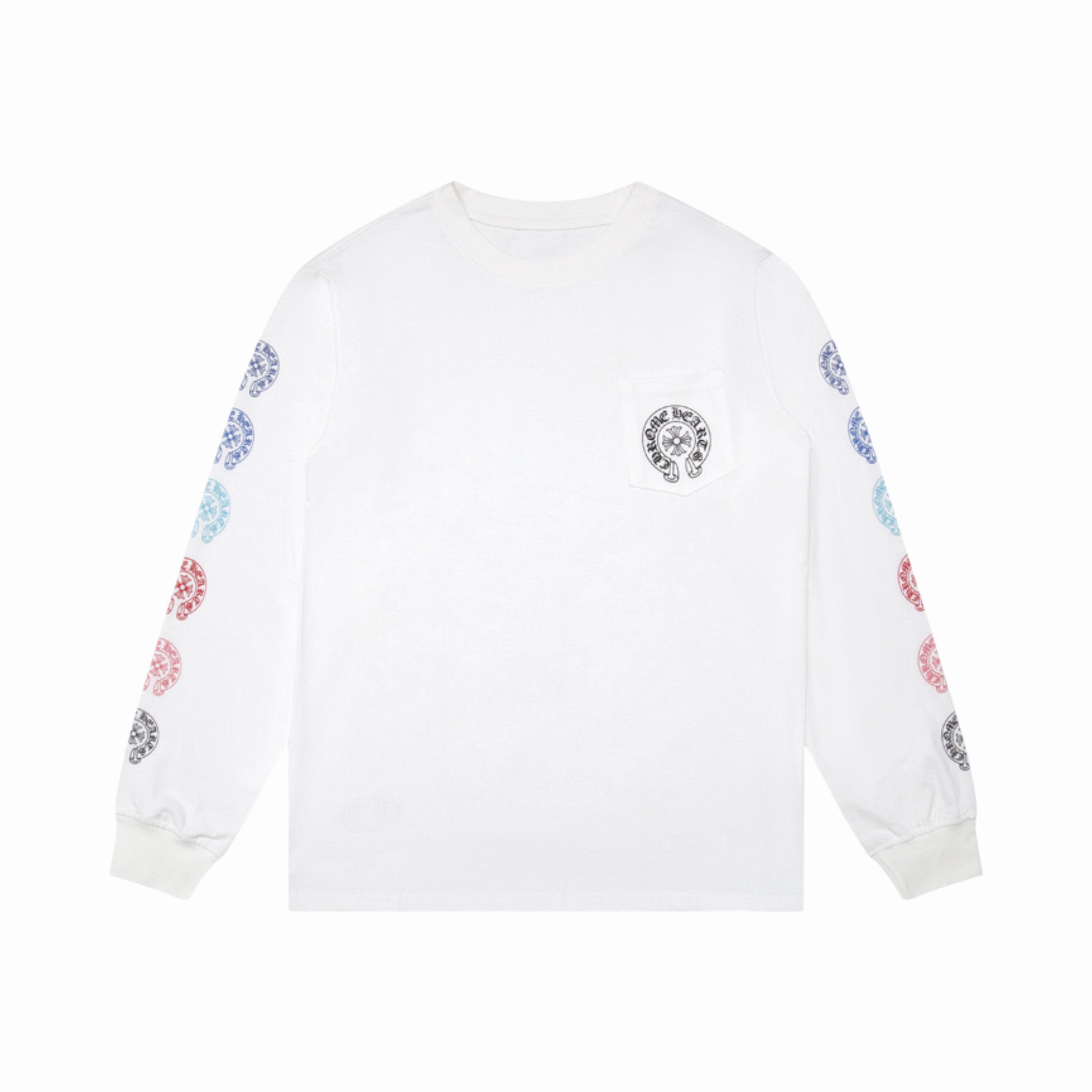 CHROME HEARTS MULTICOLOUR HORSESHOE L/S T-SHIRT