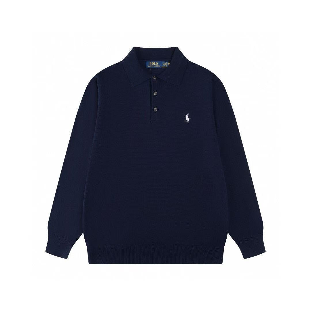 RALPH LAUREN LONG SLEEVES BASIC POLO T SHIRT