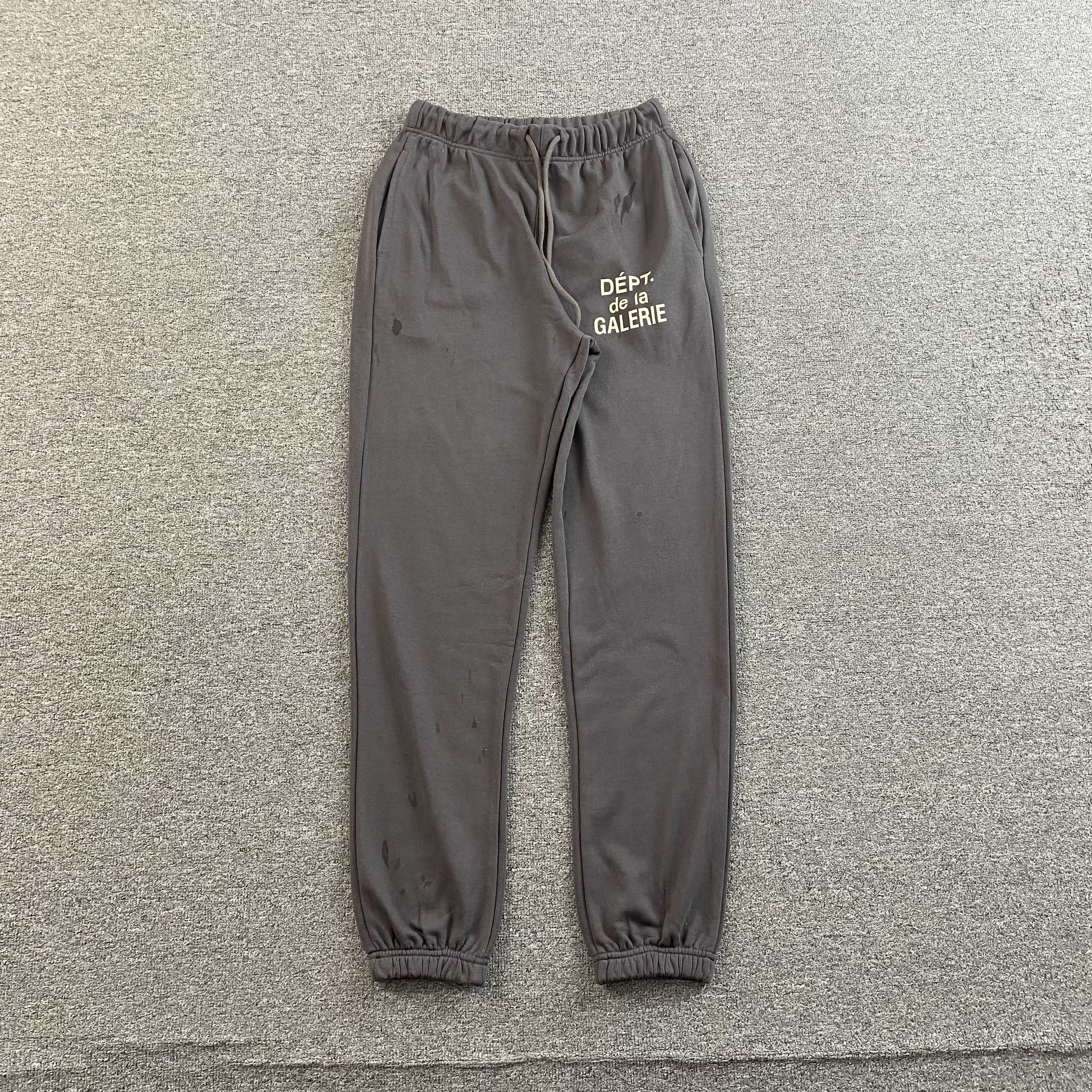 GALLERY DEPT. LOGO PRINT FLEECE SWEATPANTS