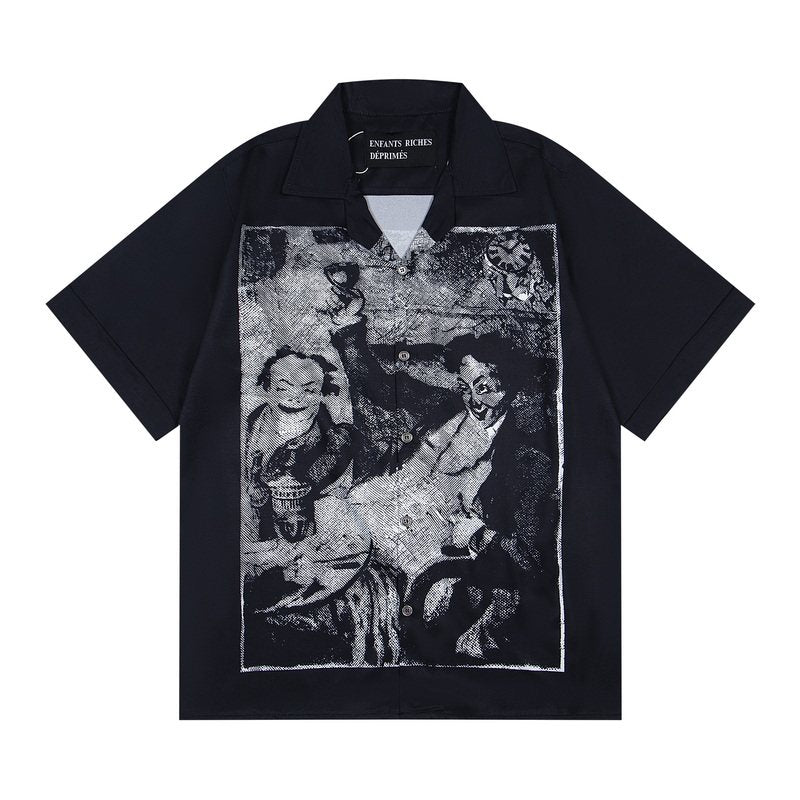 enfant riches deprimes night/mourning shirt sleeve shirt
