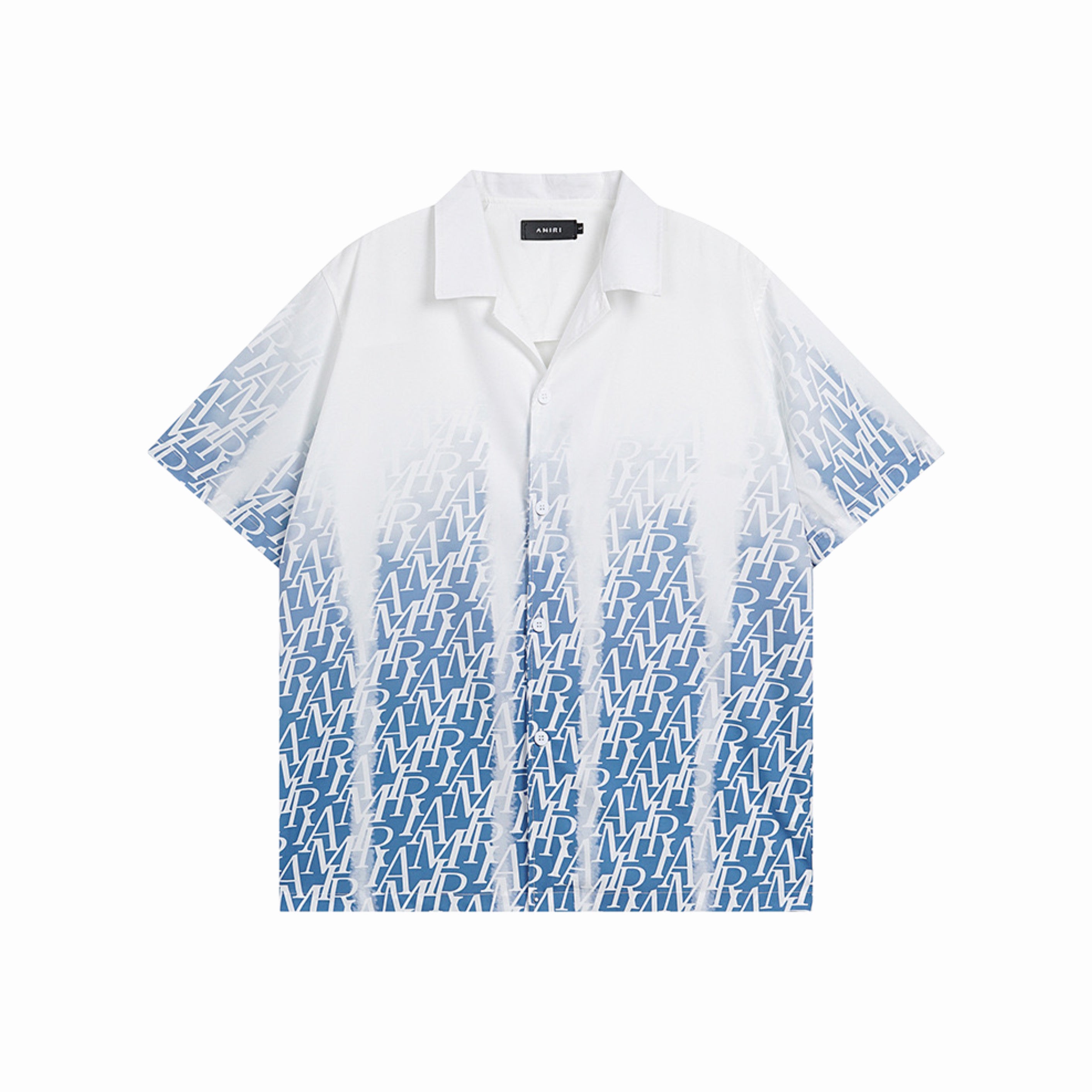 AMIRI LOGO PRINTED GRADIENT SHIRT