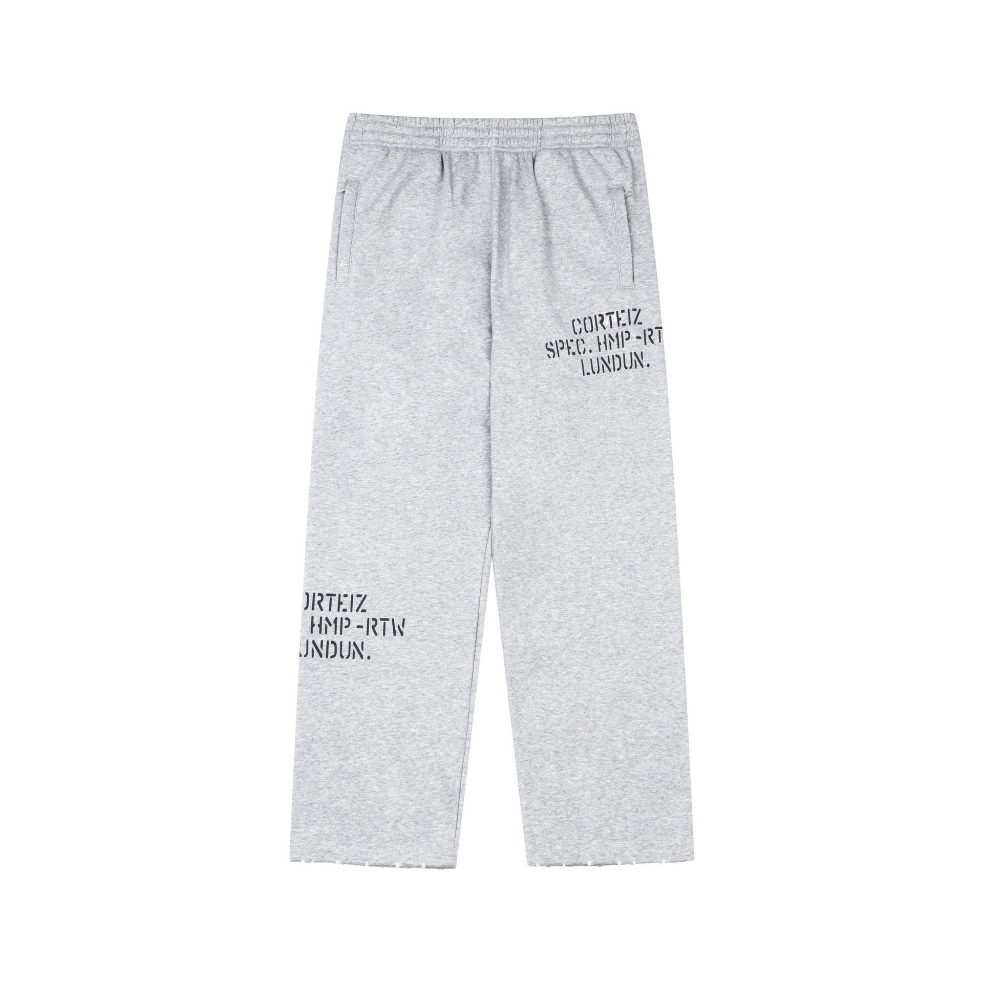 CORTEIZ OPEN HMP STENCIL OPEN LEG SWEATPANTS