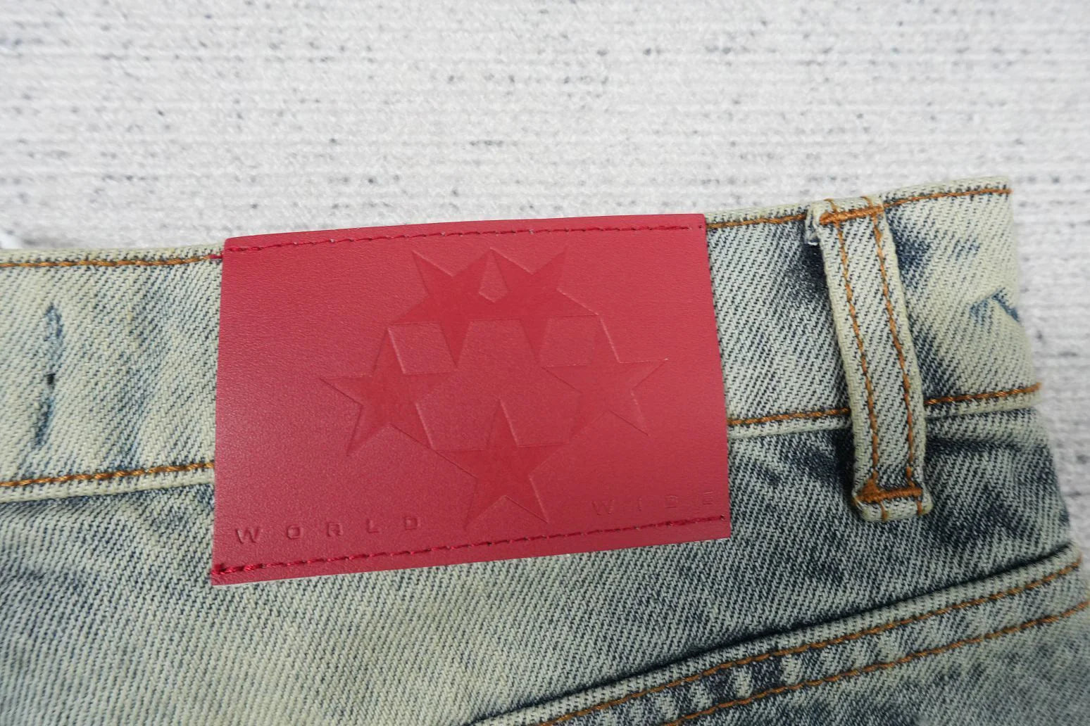 Sp5der MX555 Washed Blue Denims
