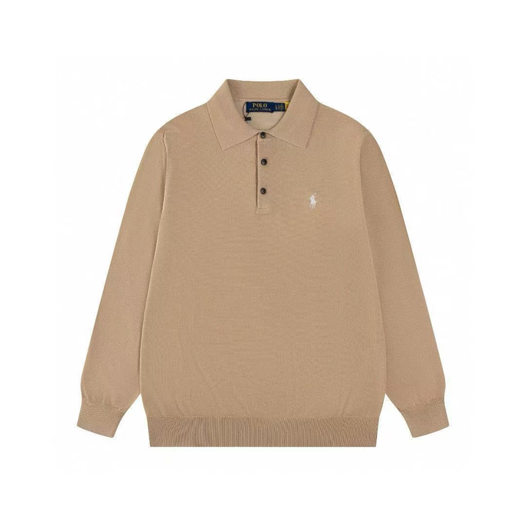 RALPH LAUREN LONG SLEEVES BASIC POLO T SHIRT