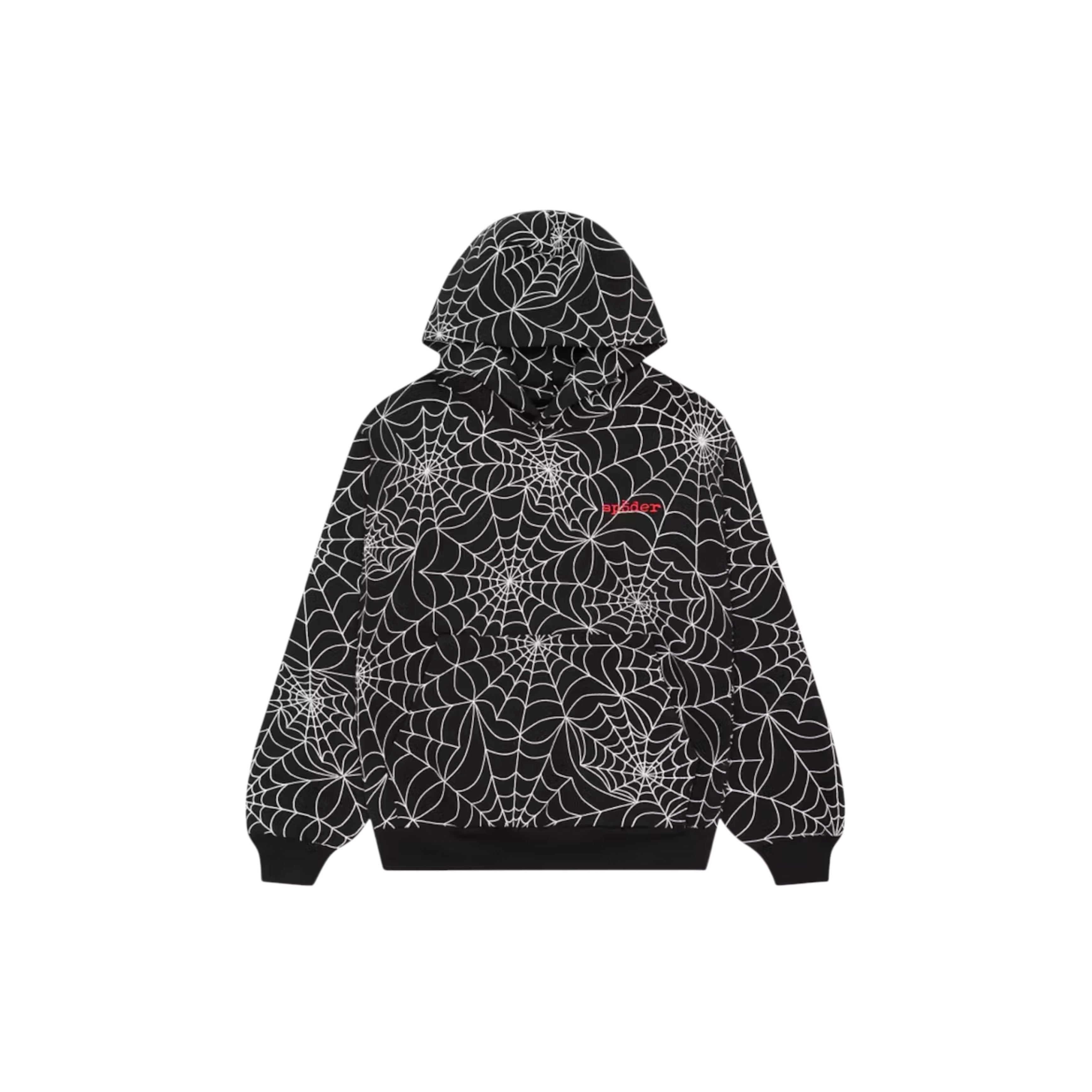 SP5DER EMBROIDERY AOP HOODIE