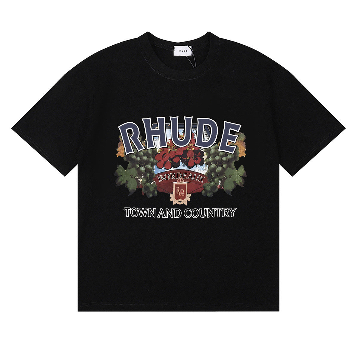 RHUDE BORDEAUX T-SHIRT