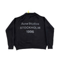Acne Studios Black Stockholm 1996 Sweatshirt