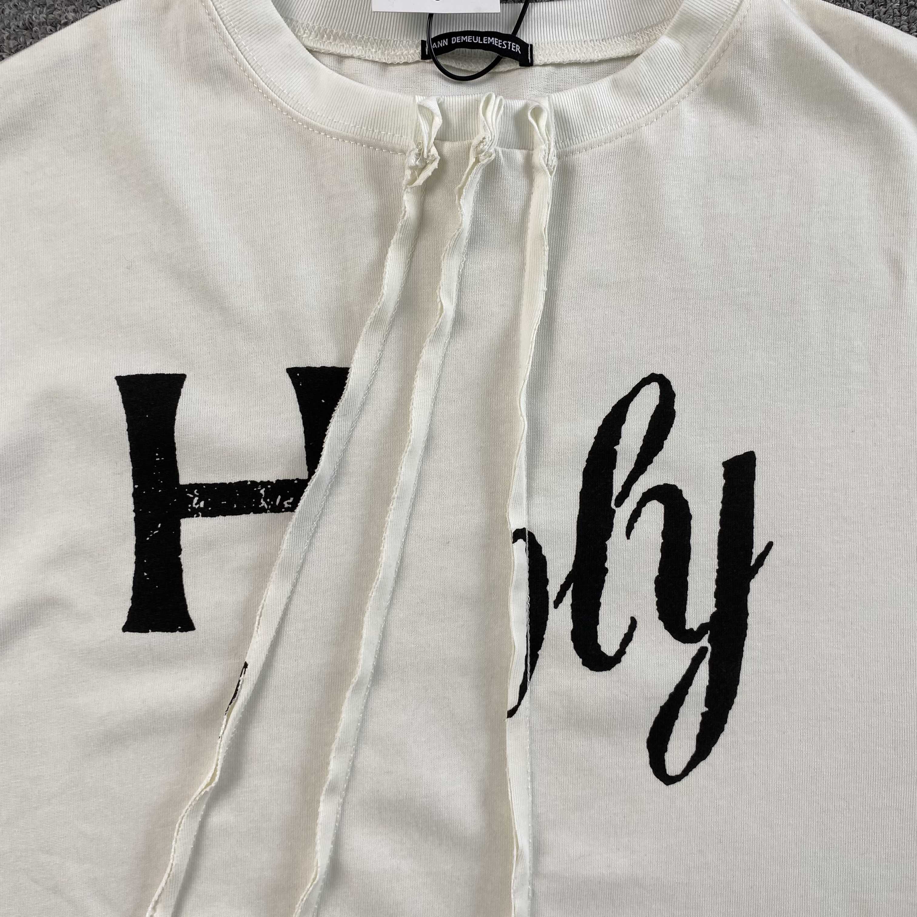 ANN DEMEULEMEESTER Asymmetrical T-shirt