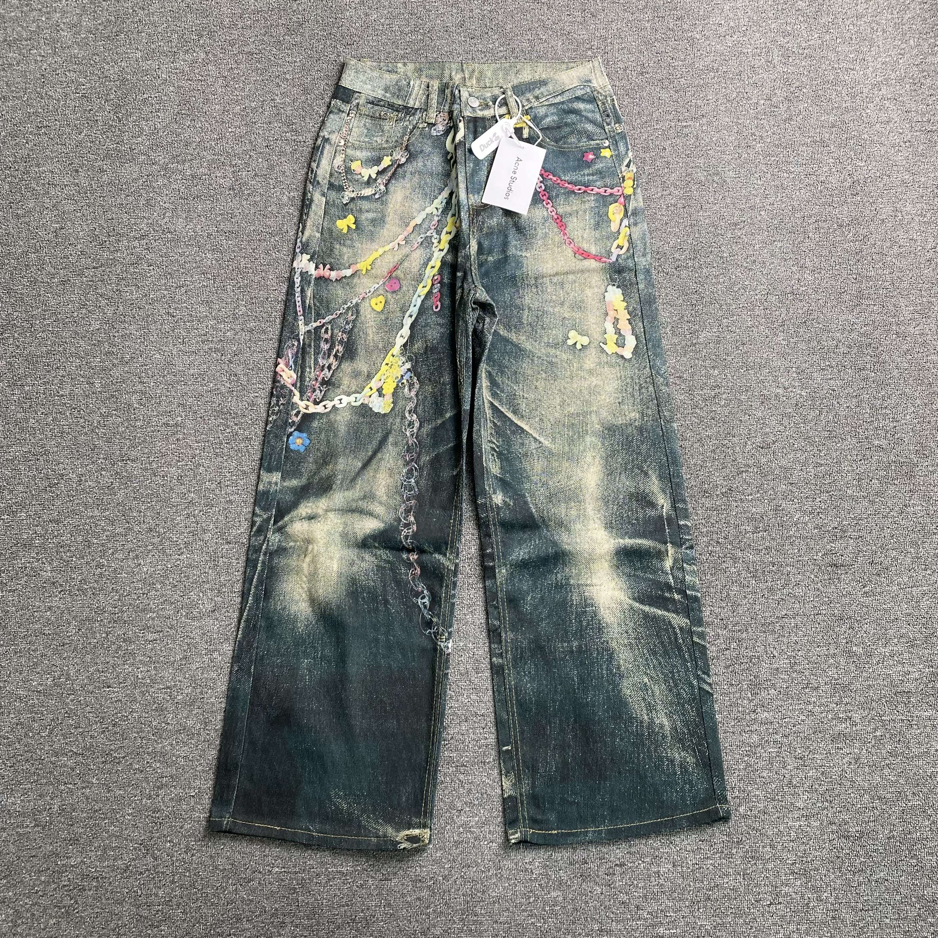 ACNE STUDIOS 1981F BAGGY FIT BLUE JEANS