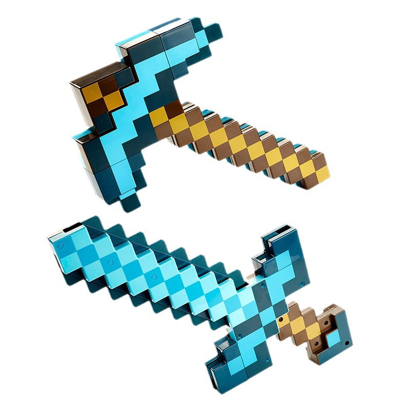 Minecraft 2-In-1 Pickaxe And Sword