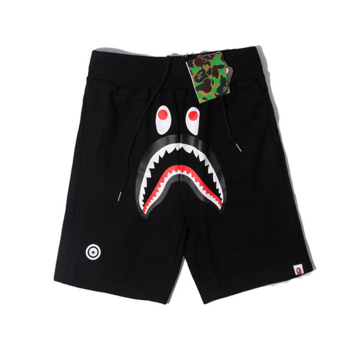 BAPE CAMO SHARK SWEAT SHORTS