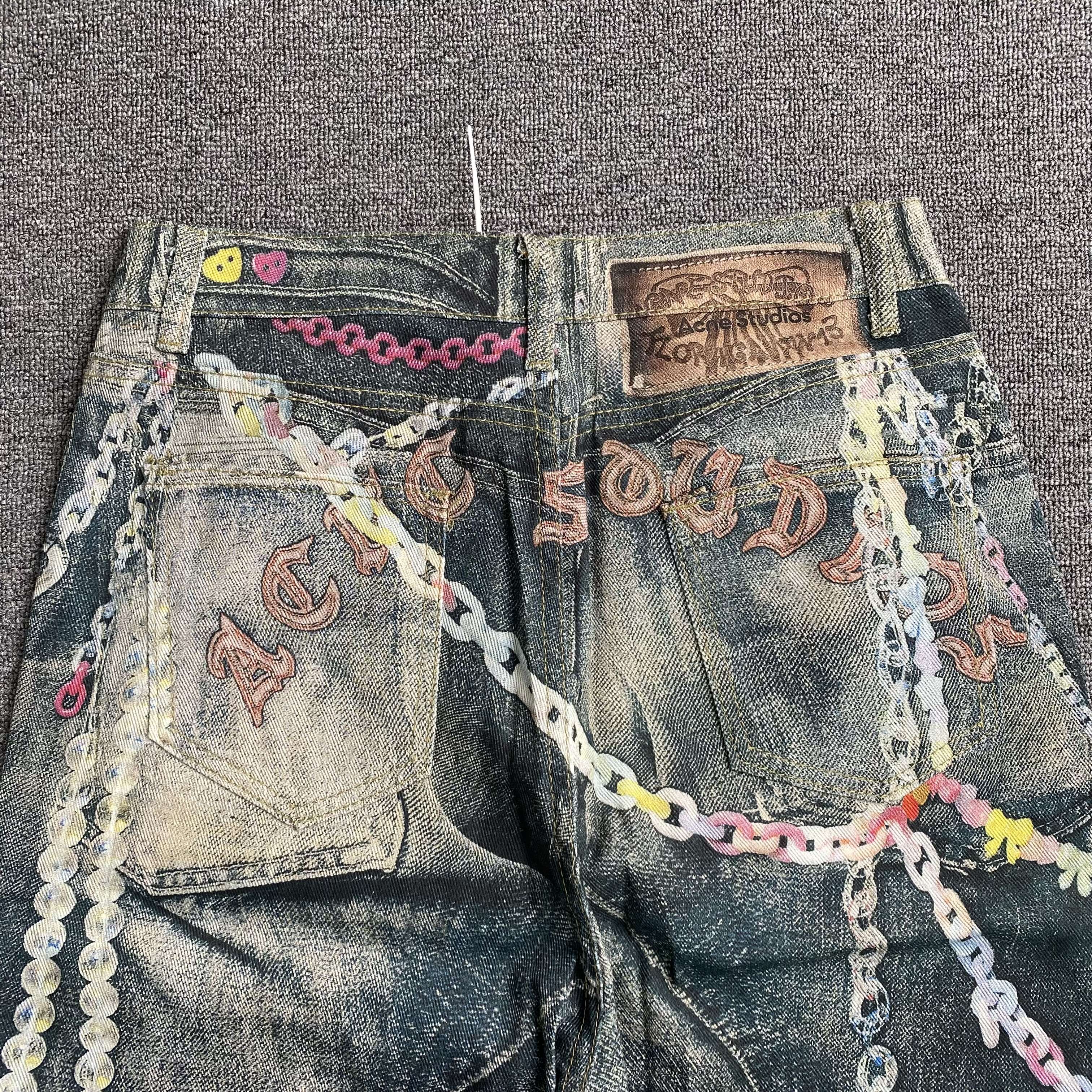 ACNE STUDIOS 1981F BAGGY FIT BLUE JEANS