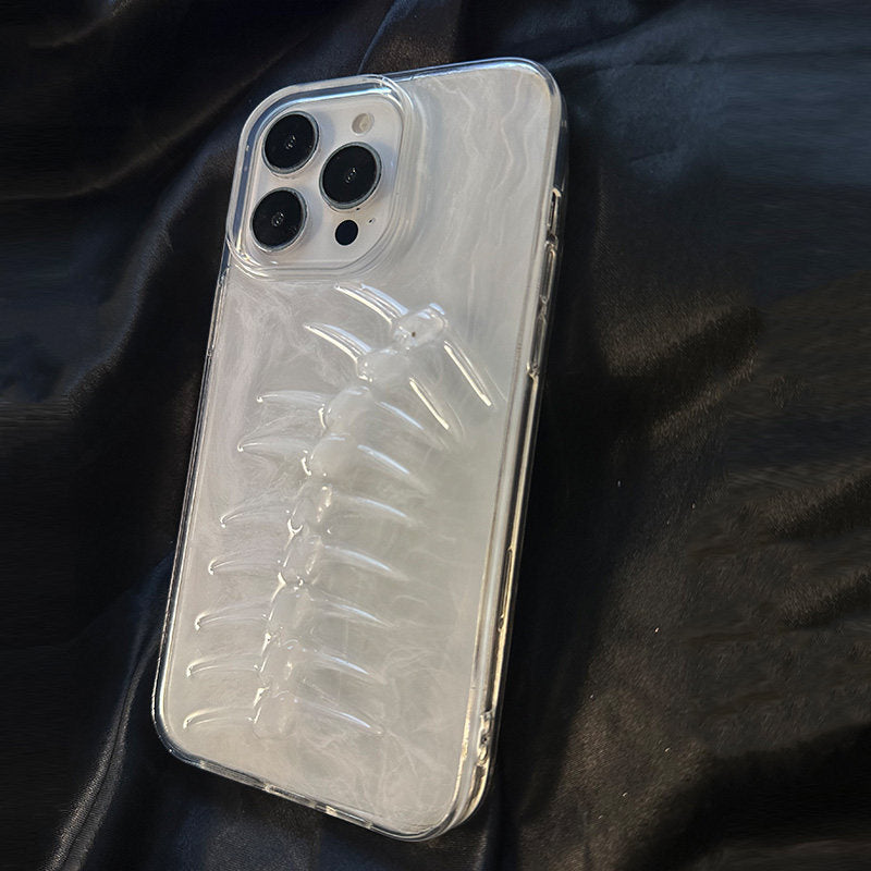 Fishbone Transparent iPhone Case