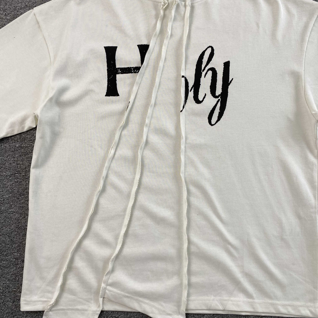 ANN DEMEULEMEESTER Asymmetrical T-shirt