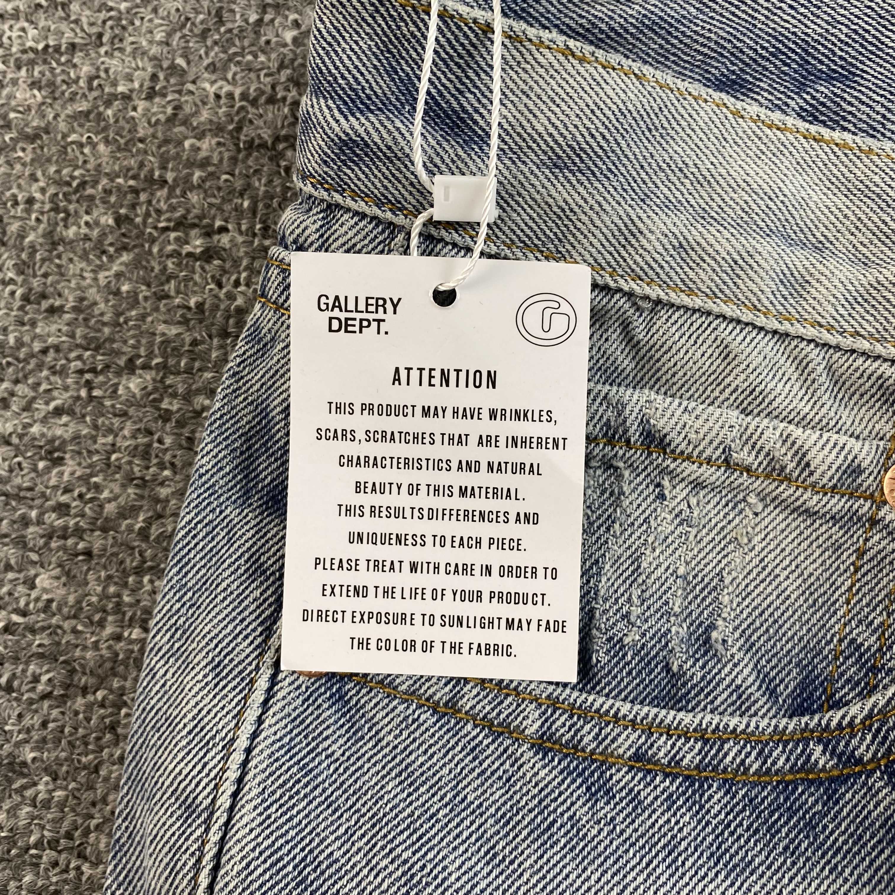 GALLERY DEPT. RHINESTONE FLARED DENIMS