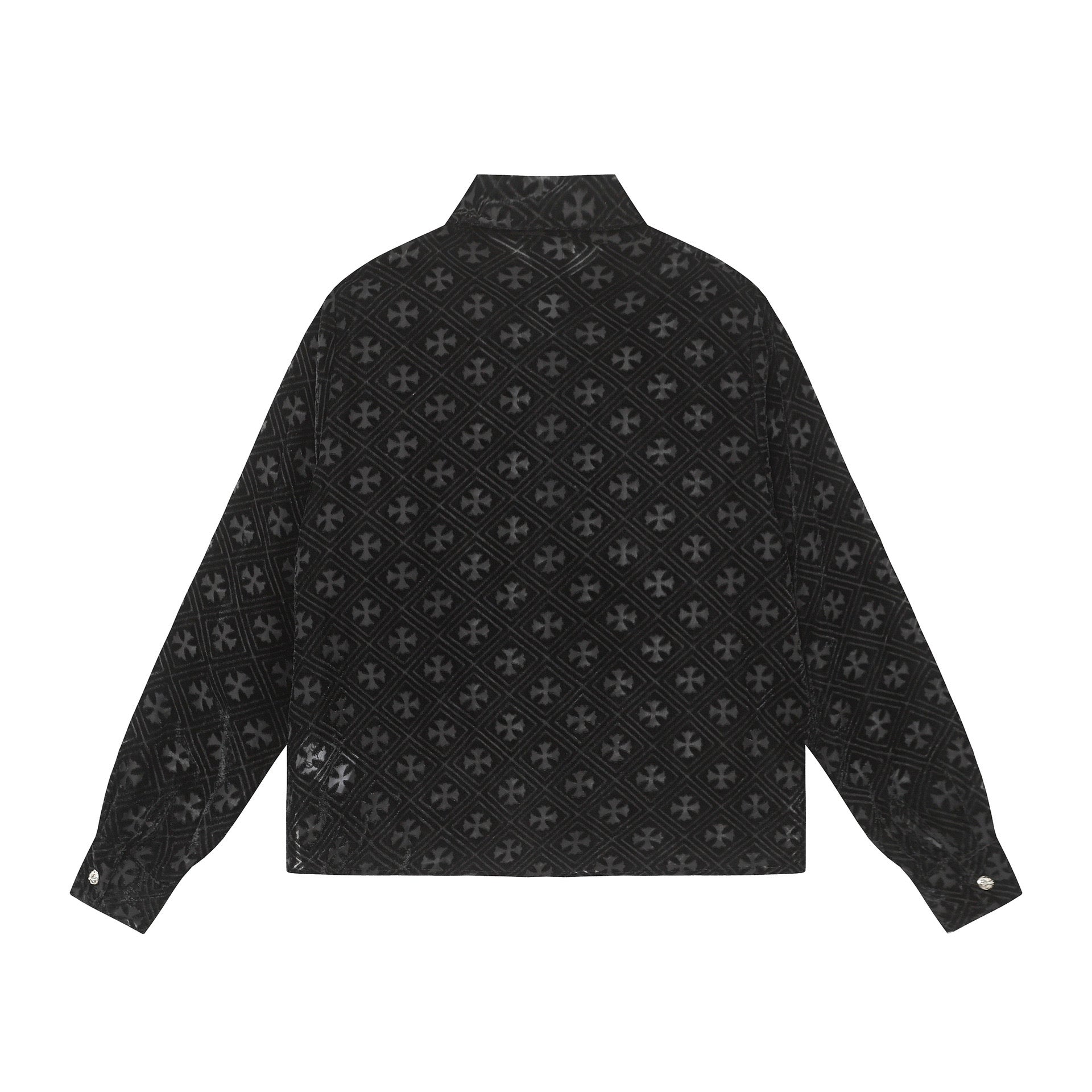 chrome hearts velvet burnout shirt