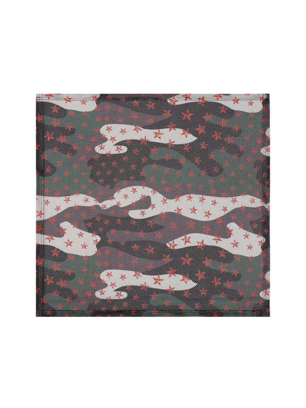 Cgyyds 26SS Camouflage Star Mesh Headscarf
