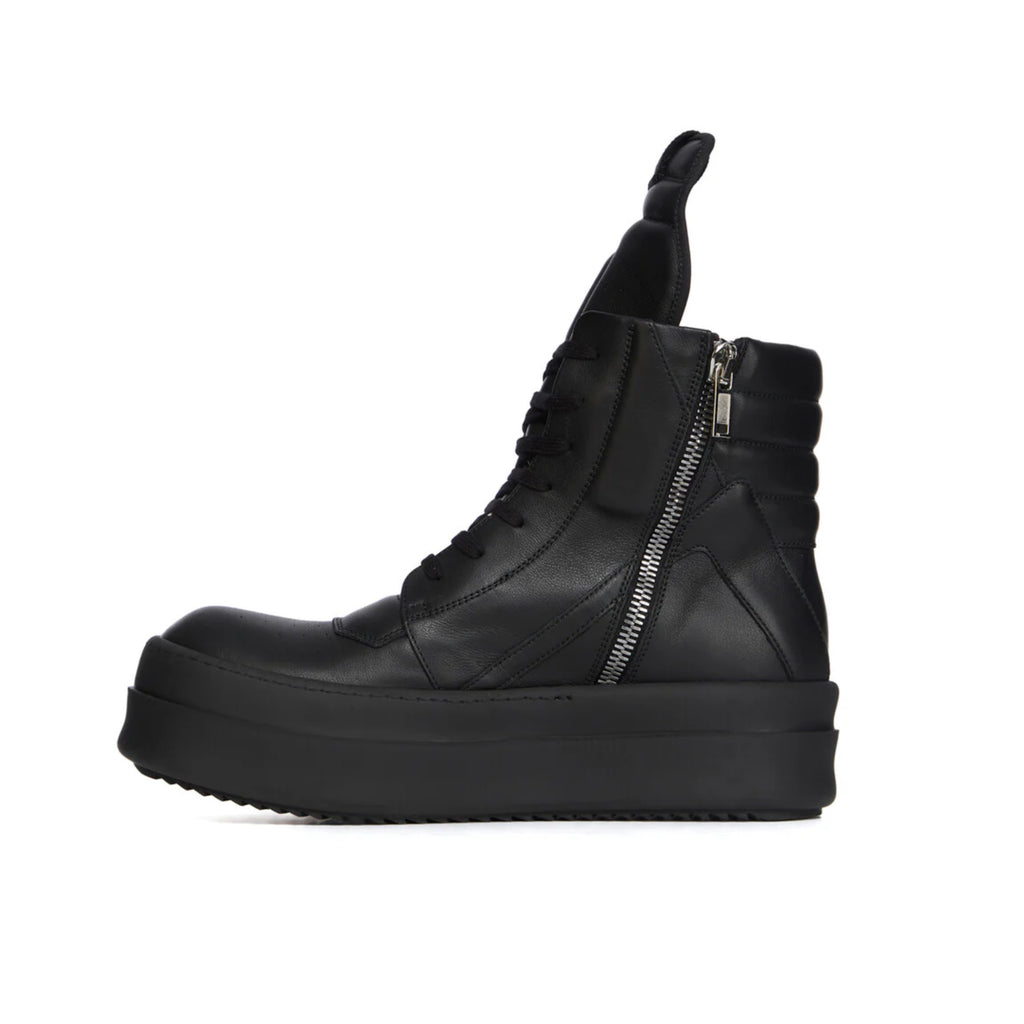RICK OWENS MEGA BUMPER GEOBASKETS BLACK