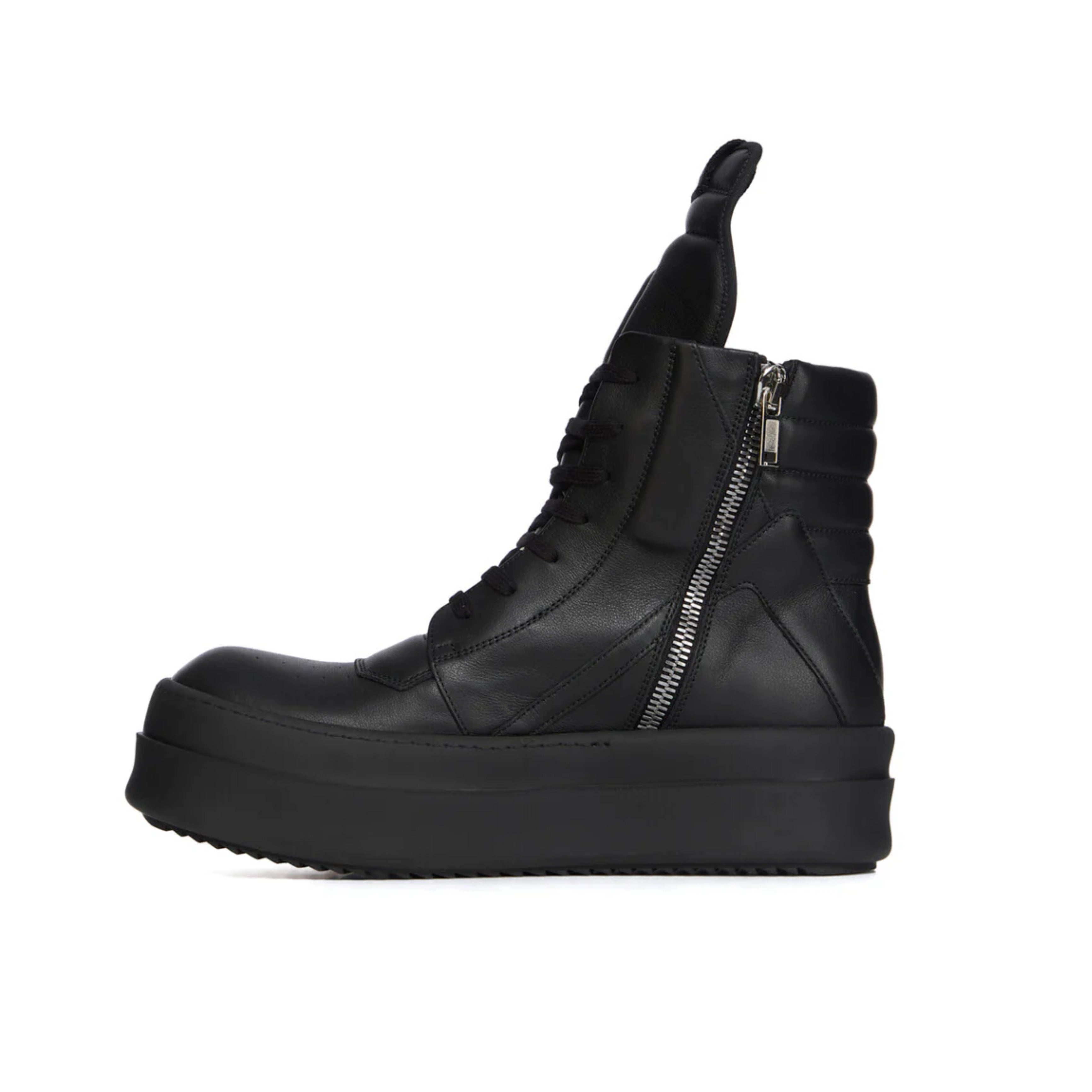 RICK OWENS MEGA BUMPER GEOBASKETS BLACK