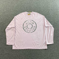 ACNE STUDIOS LAYERED LOGO T SHIRT PINK