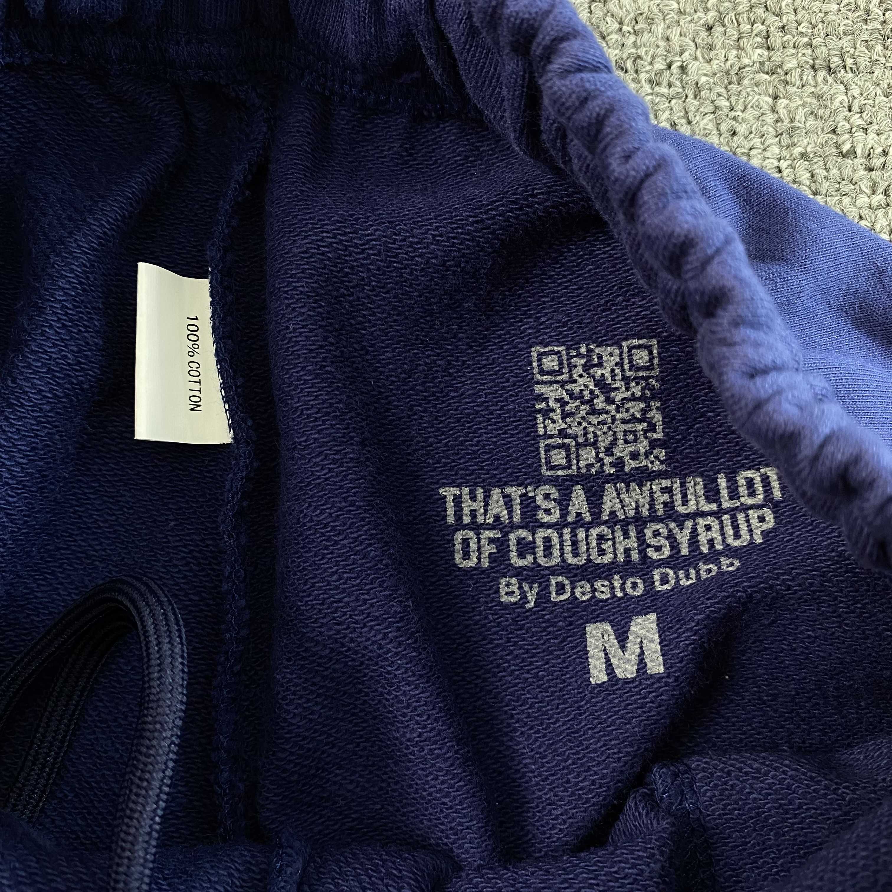 ALOCS NAVY BLUE CLASSIC SWEATPANTS