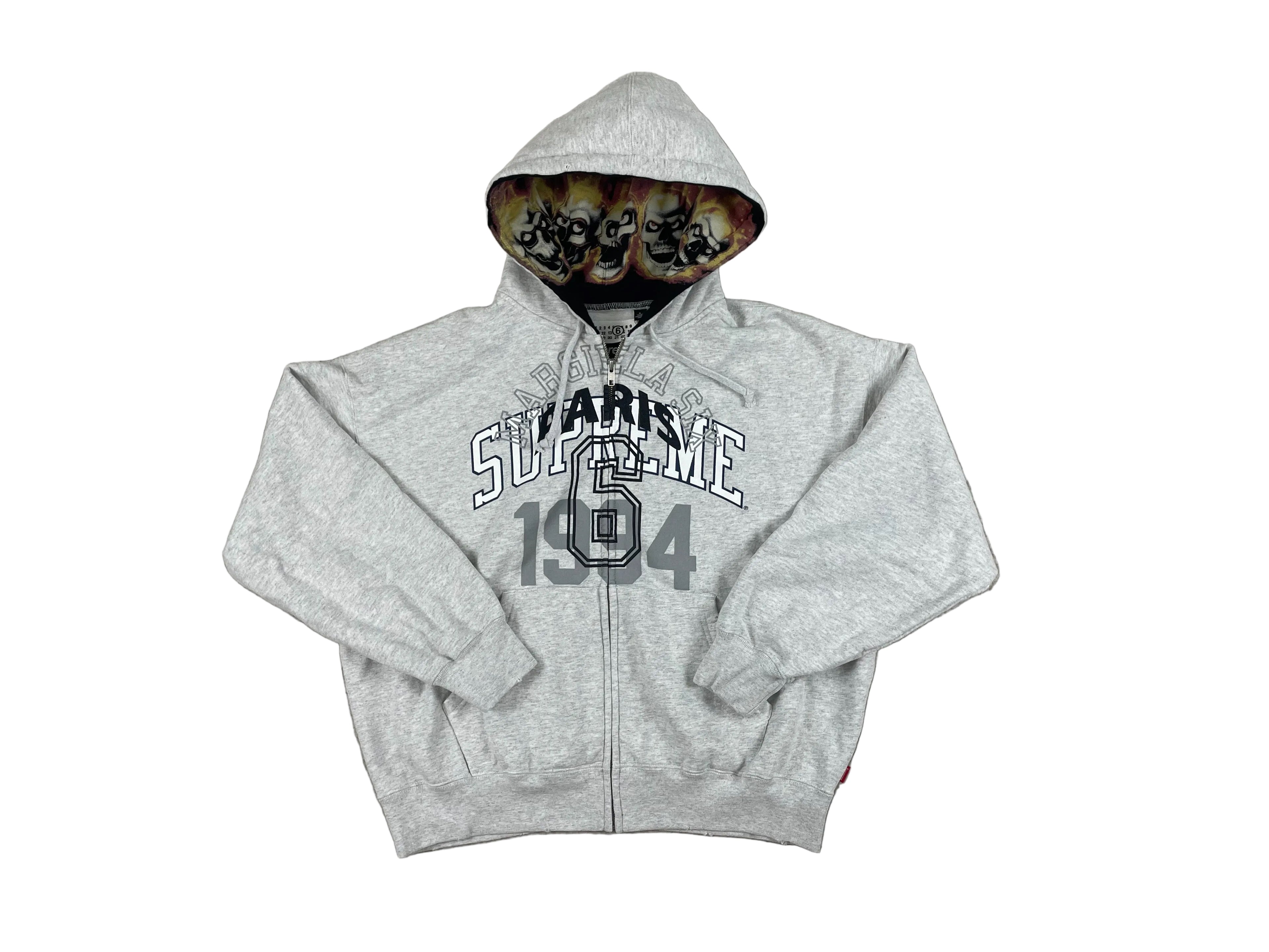 Supreme X MM6 Maison Margiela Zip-Up Hoodie