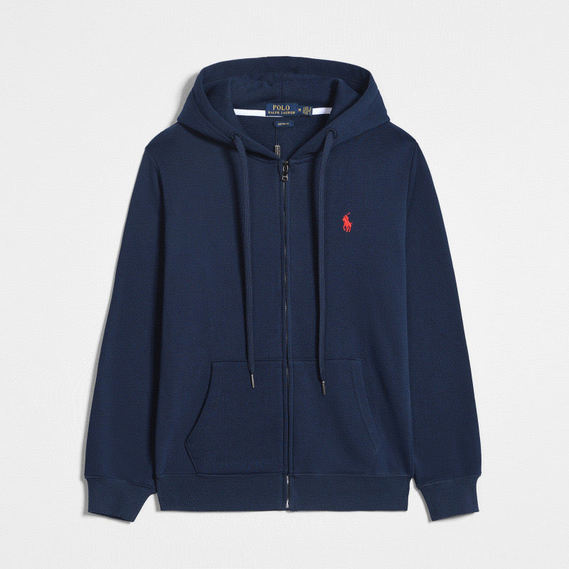 RALPH LAUREN ZIP UP HOODIE
