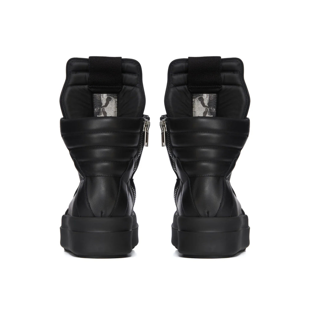 RICK OWENS MEGA BUMPER GEOBASKETS BLACK