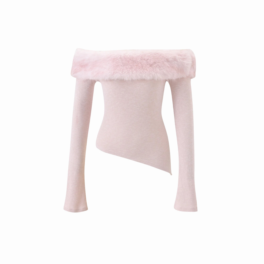 I AM GIA CECILY DETACHABLE FUR TOP