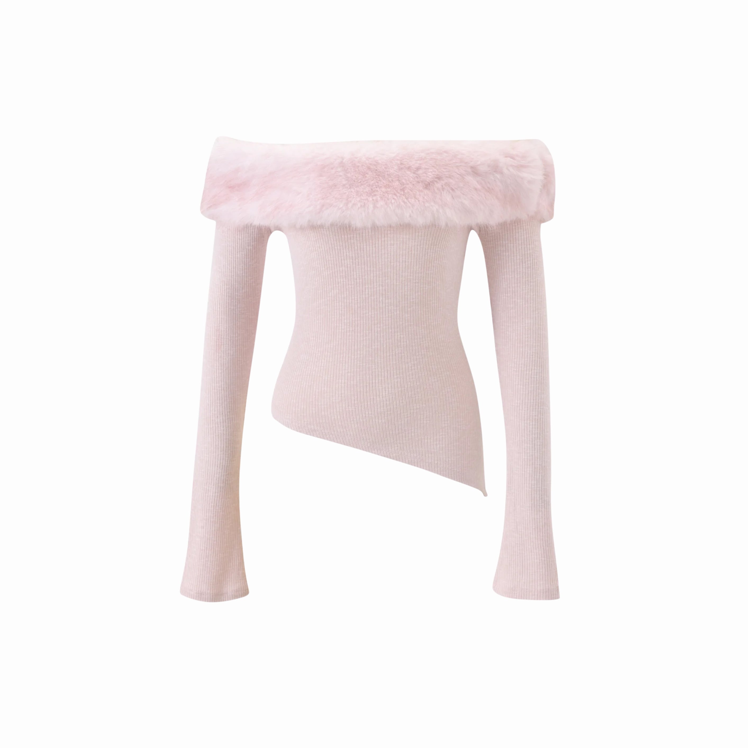 I AM GIA CECILY DETACHABLE FUR TOP