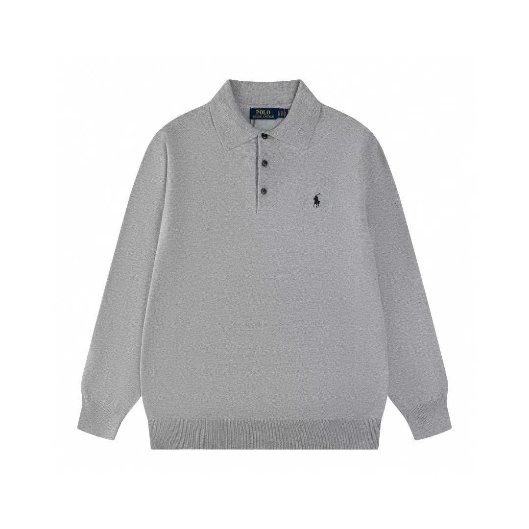 RALPH LAUREN LONG SLEEVES BASIC POLO T SHIRT
