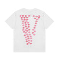 Vlone Pink Lip Print T-Shirt