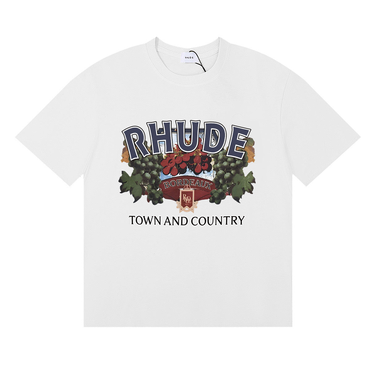 RHUDE BORDEAUX T-SHIRT