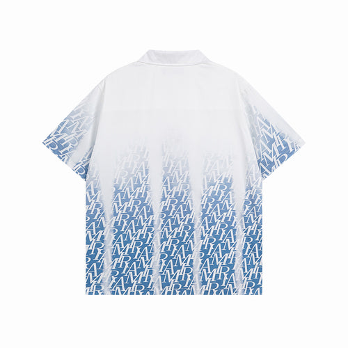 AMIRI LOGO PRINTED GRADIENT SHIRT