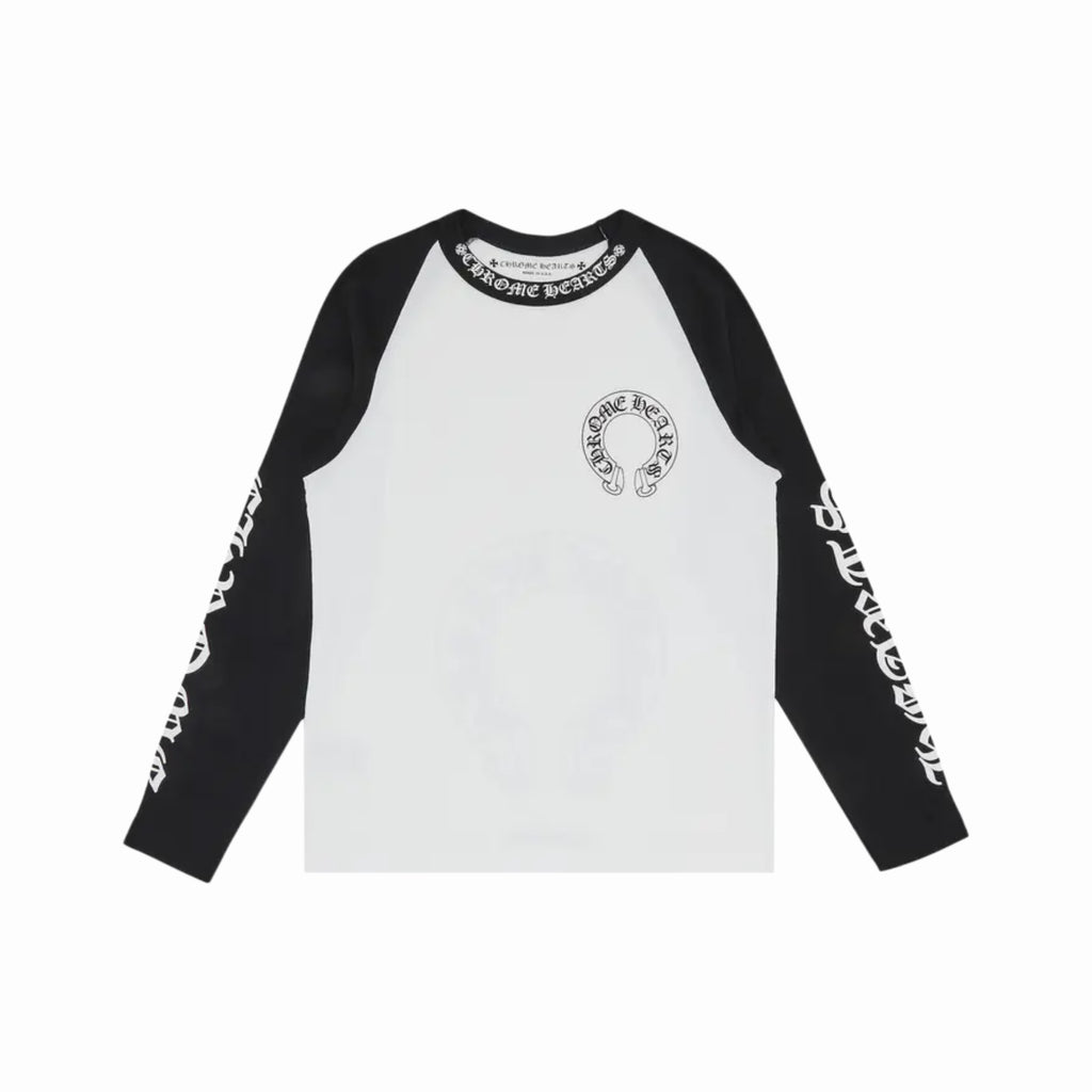 Chrome Hearts Horseshoe Neck Logo L/S T-Shirt