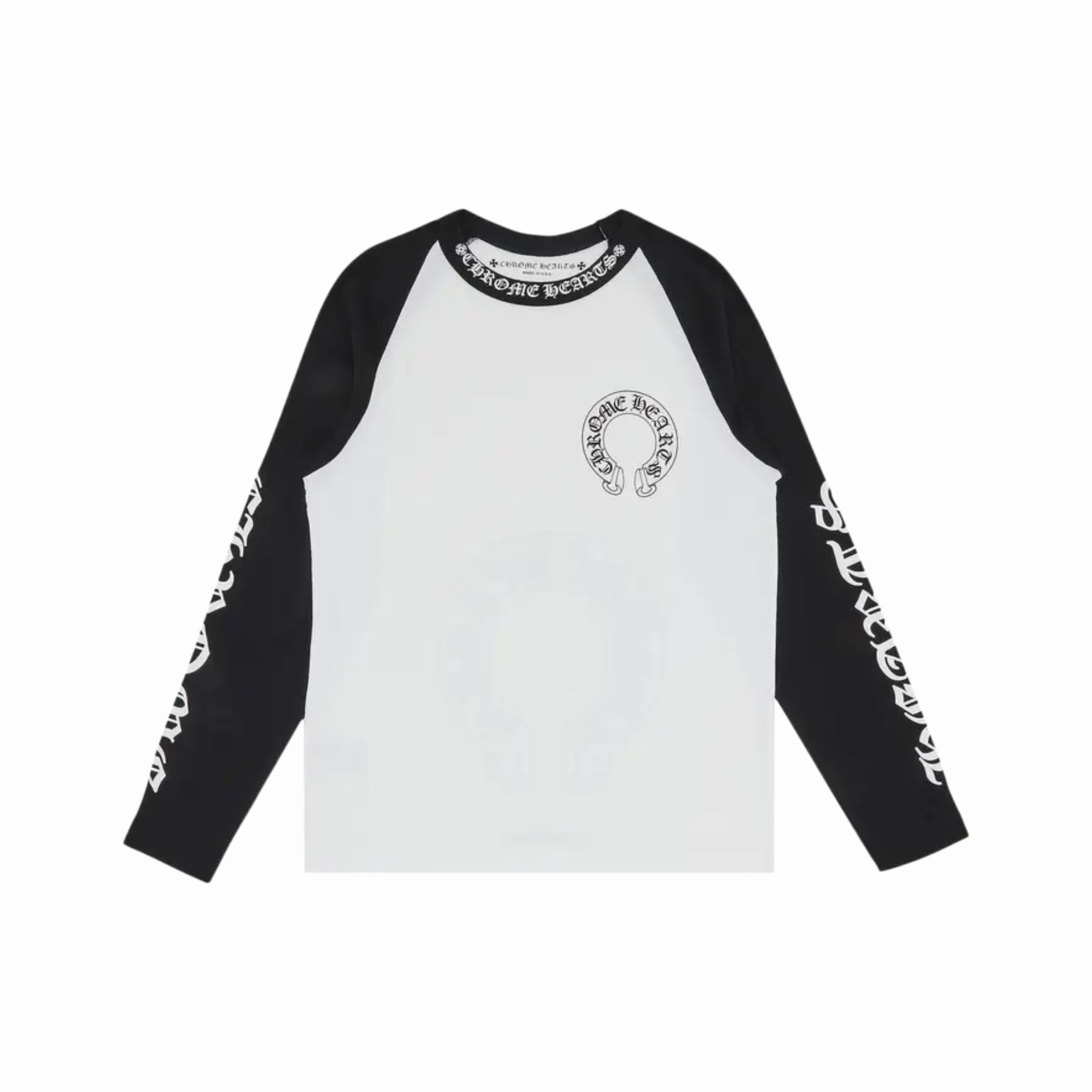 Chrome Hearts Horseshoe Neck Logo L/S T-Shirt