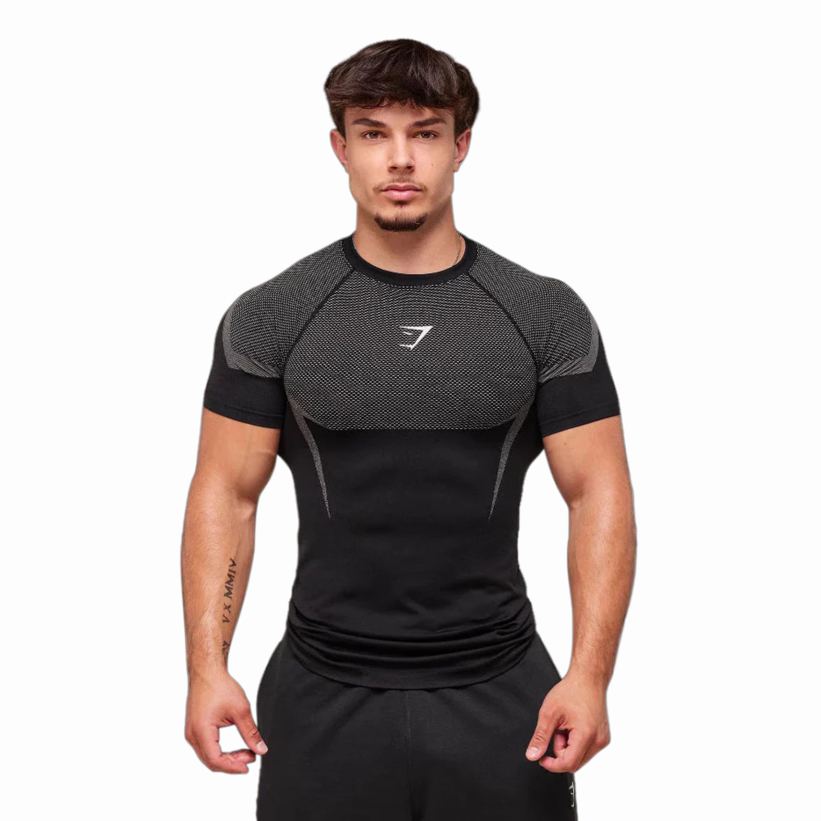 GYMSHARK ONYX V5 SEAMLESS COMPRESSION T-SHIRT