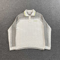 CASA BLANCA LONG SLEEVE BOUNCLE POLO T SHIRT