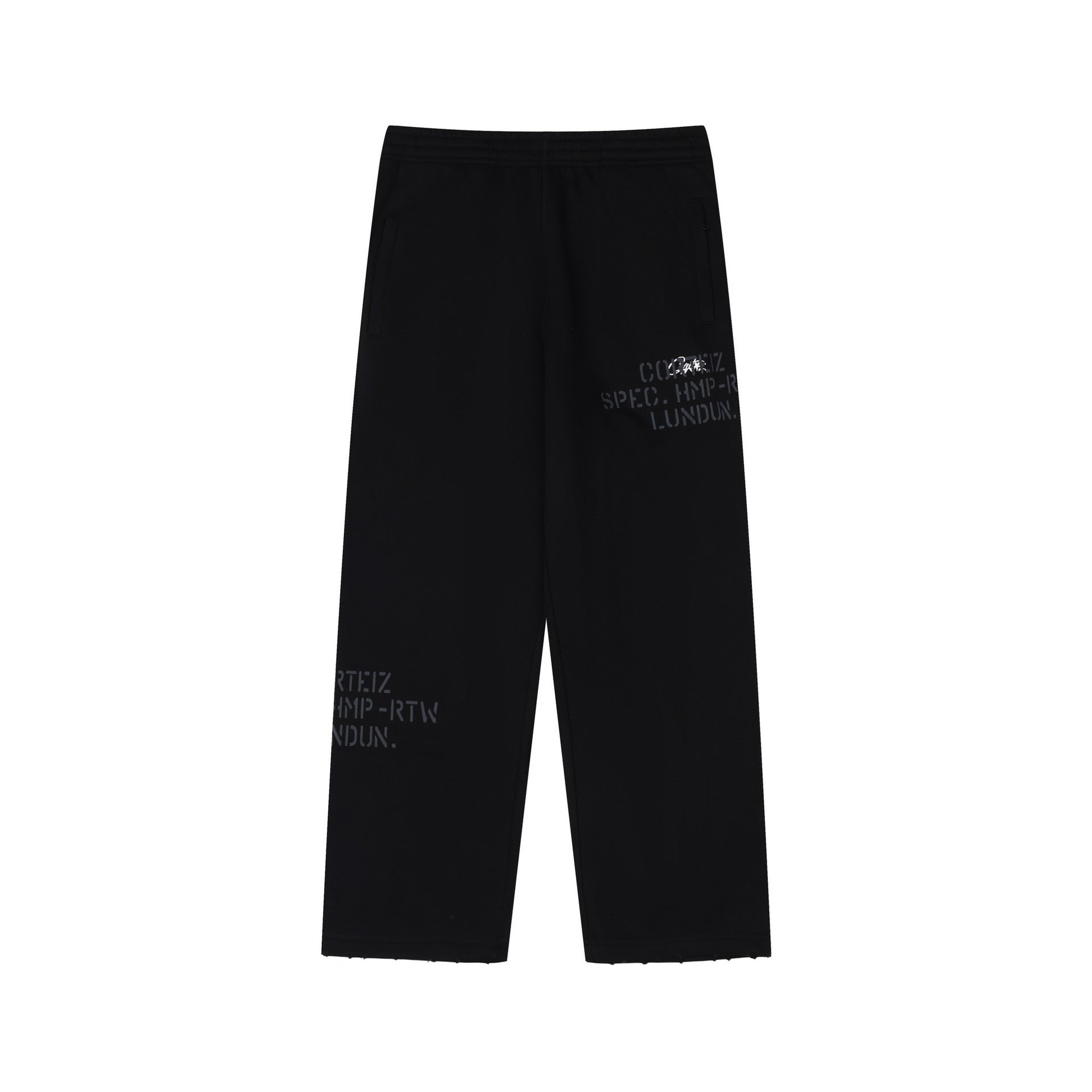 CORTEIZ OPEN HMP STENCIL OPEN LEG SWEATPANTS