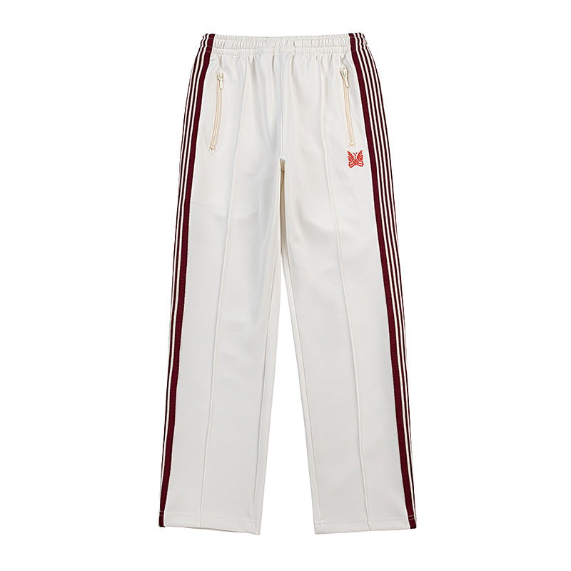 NEEDLES VELOUR NARROW TRACK PANTS