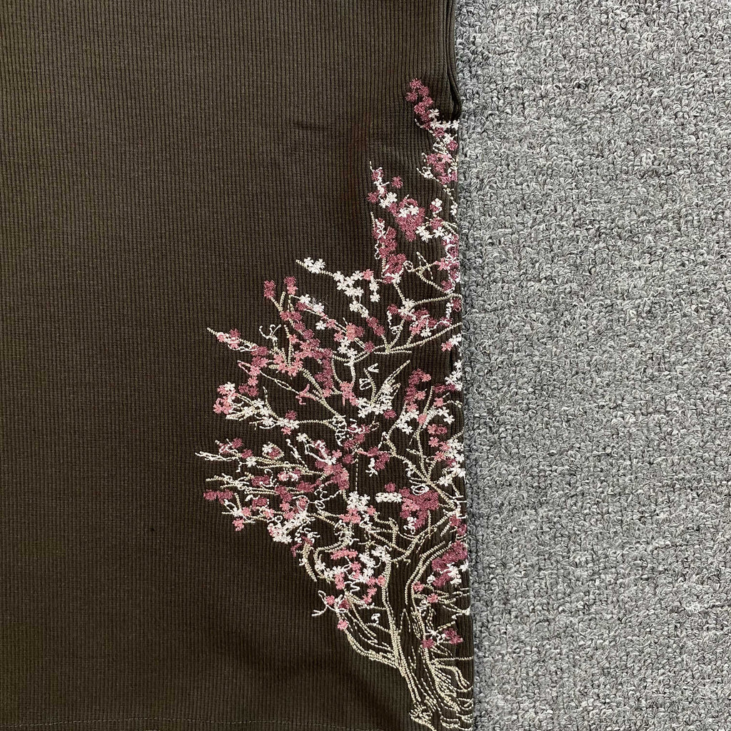 Derschutze "blossom v2" tanktop anthracite