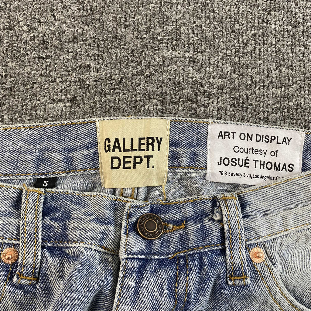 GALLERY DEPT. RHINESTONE FLARED DENIMS