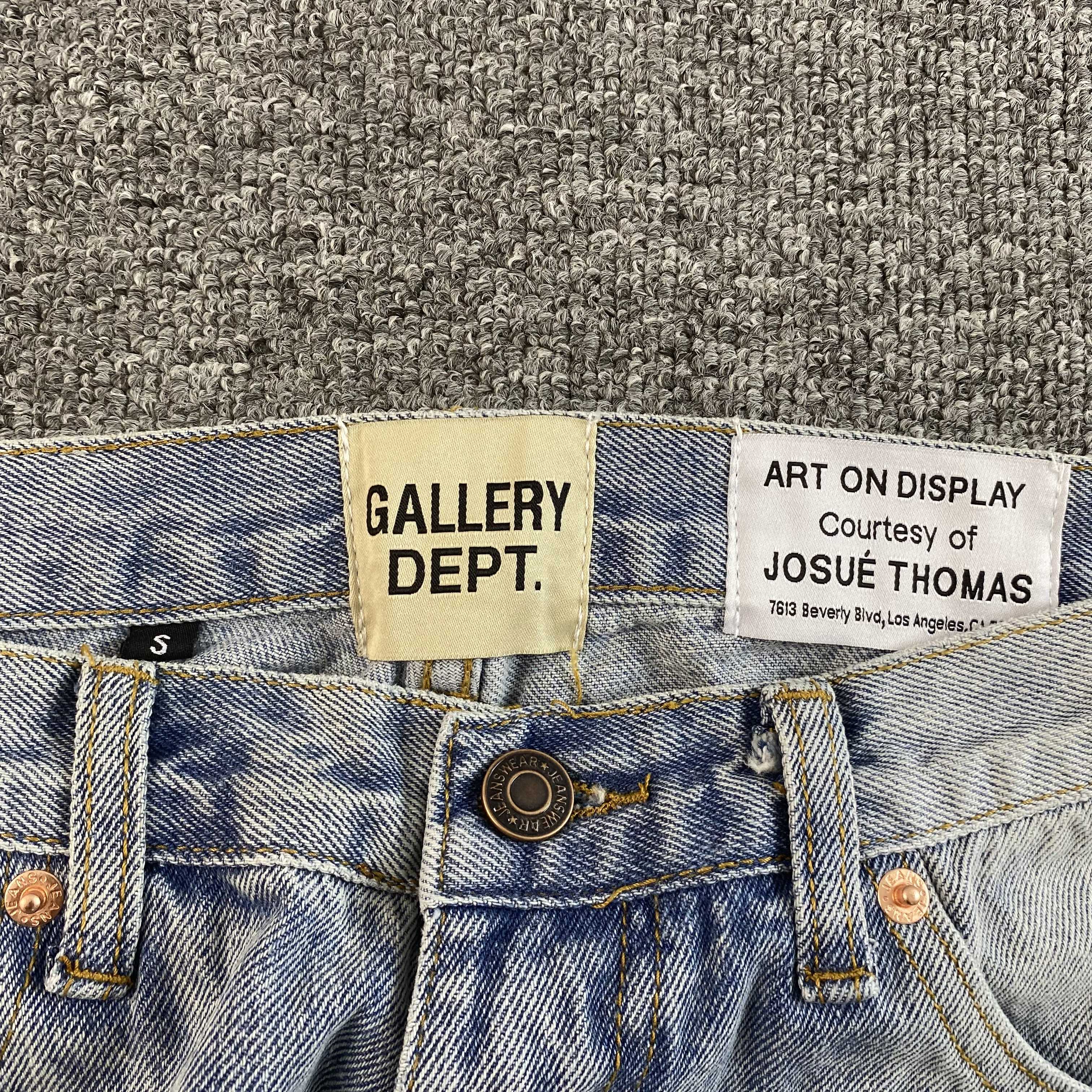 GALLERY DEPT. RHINESTONE FLARED DENIMS