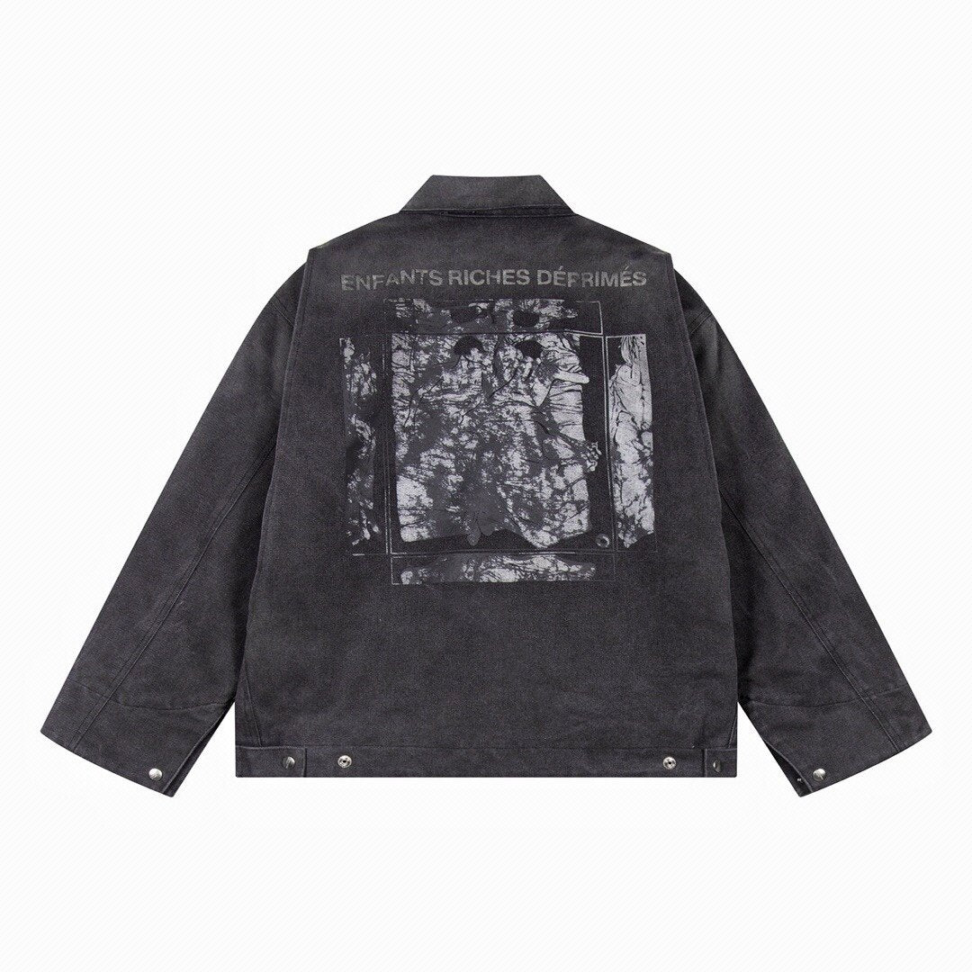 ENFANT RICHES DEPRIMES ITALIAN ROMANCE WASHED DISTRESSED JACKET