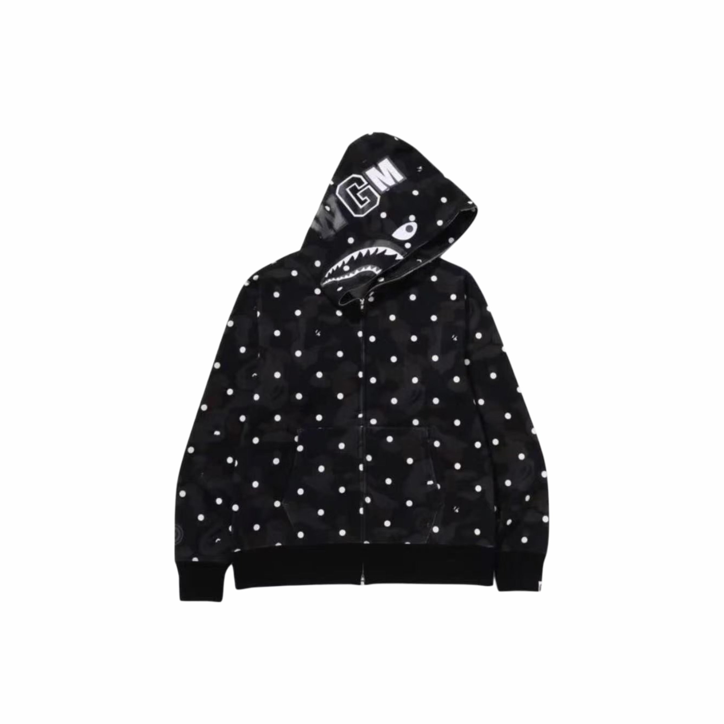 BAPE ABC DOT SHARK FULL ZIP HOODIE